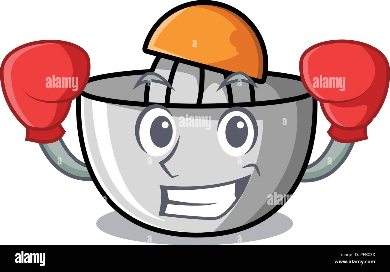 Boxing juicer character cartoon style Stock Vector Image & Art Alamy