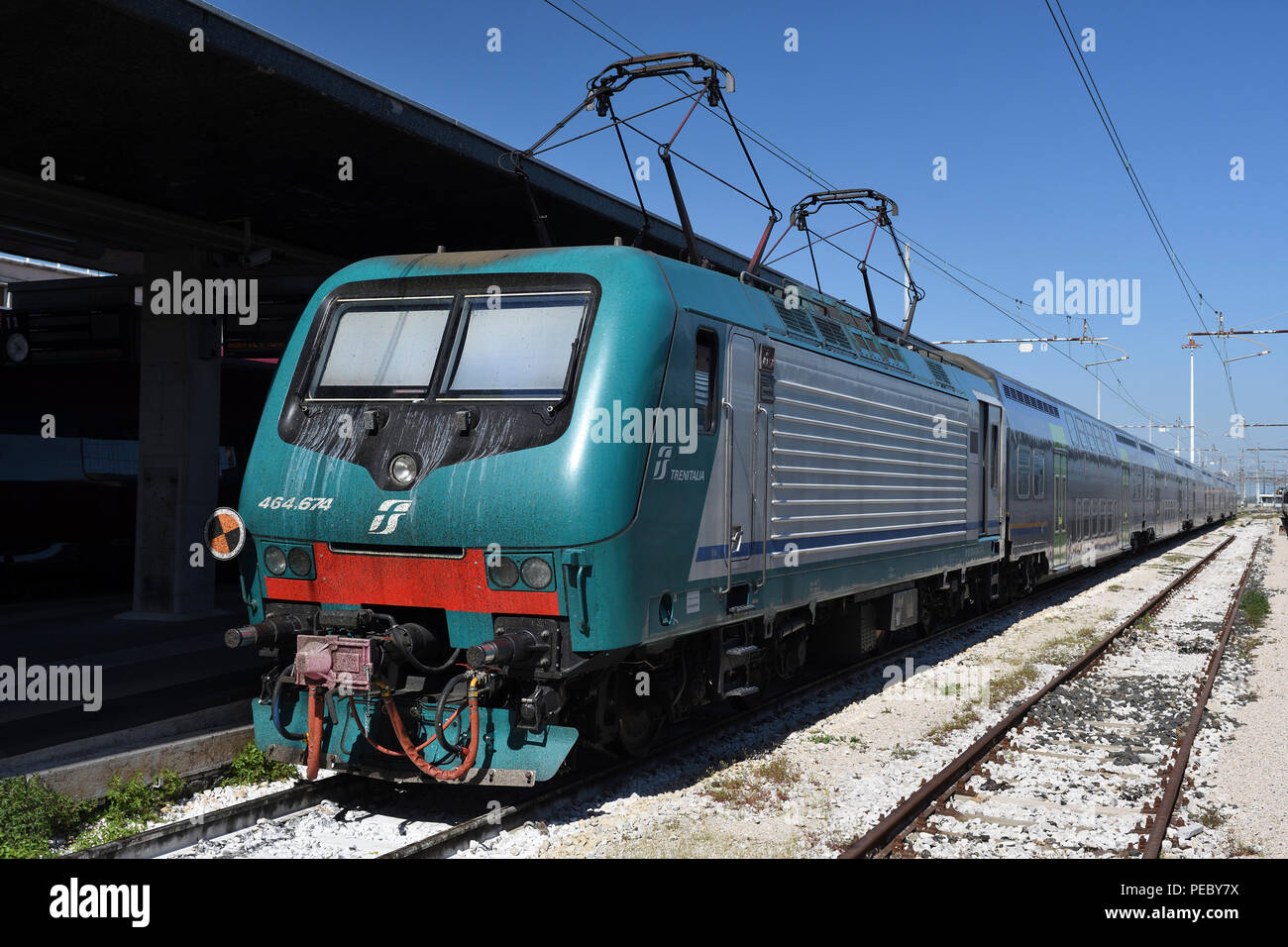 class E464;E464 674;santa lucia;station;venice;italy Stock Photo