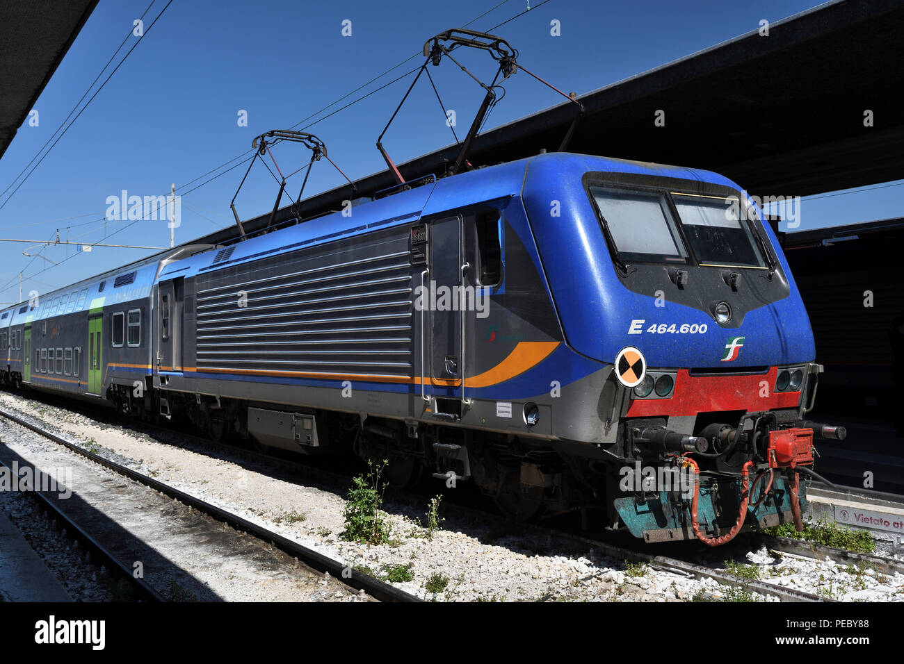 class E464;E464 600;santa lucia;station;venice;italy Stock Photo