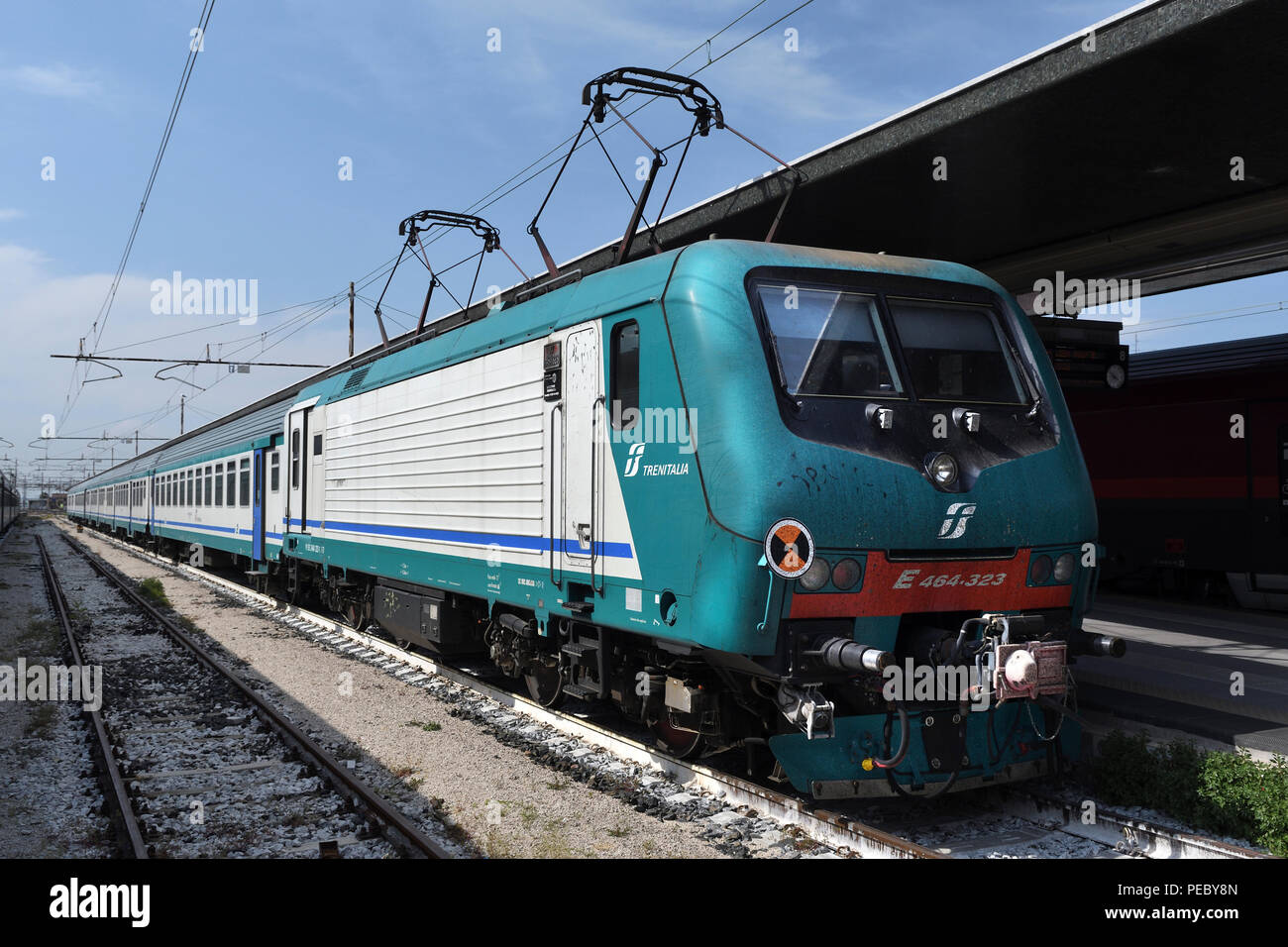 class E464;E464 323;santa lucia;station;venice;italy Stock Photo