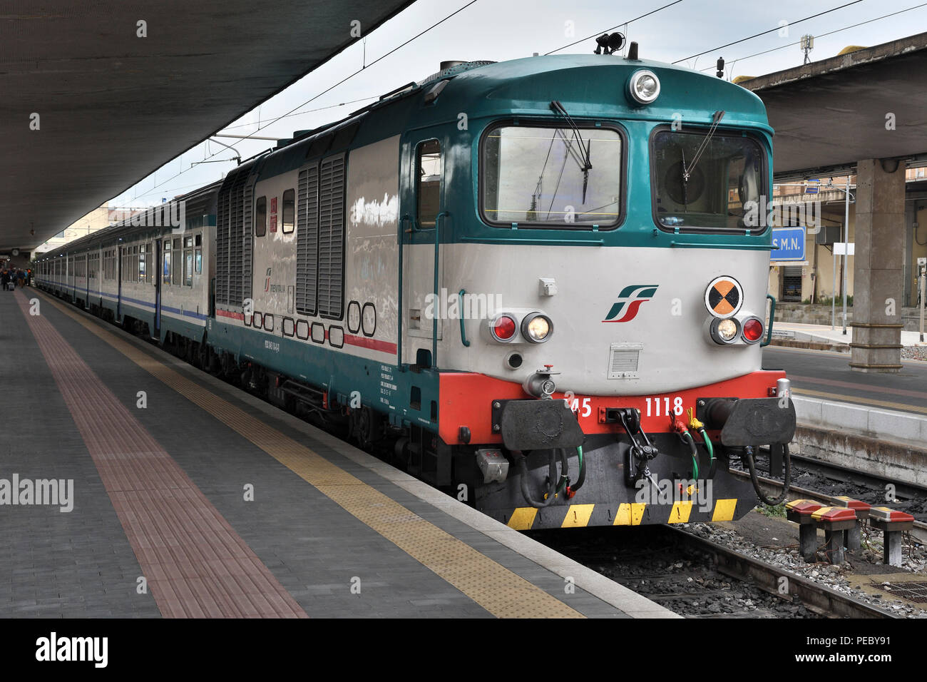 LIMA Italie – Locomotive Diesel FS D445 1017 – Echelle HO 1/87 – Analogique