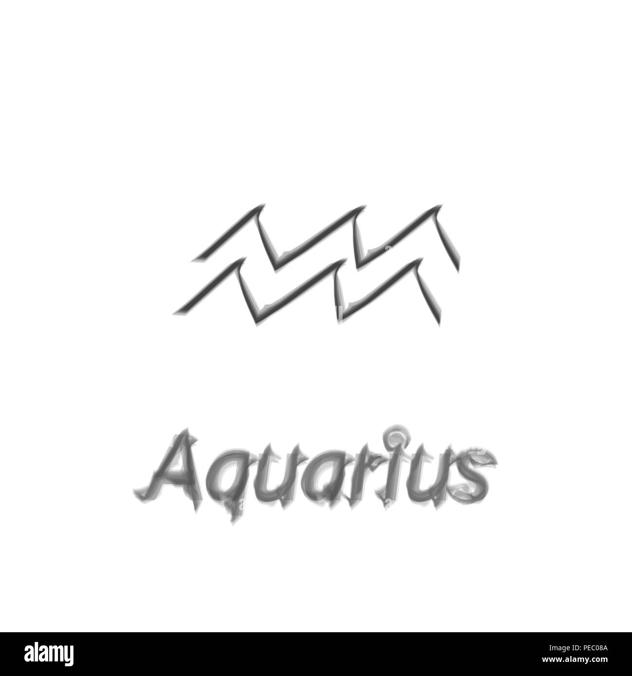 The WaterBearer aquarius sing. Star constellation element. Age of aquarius constellation zodiac