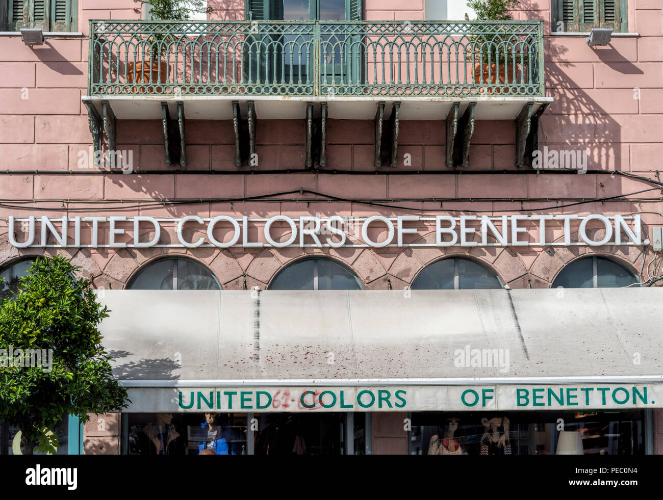 United colors of Benetton shop in Mytilene Greece Stock Photo - Alamy