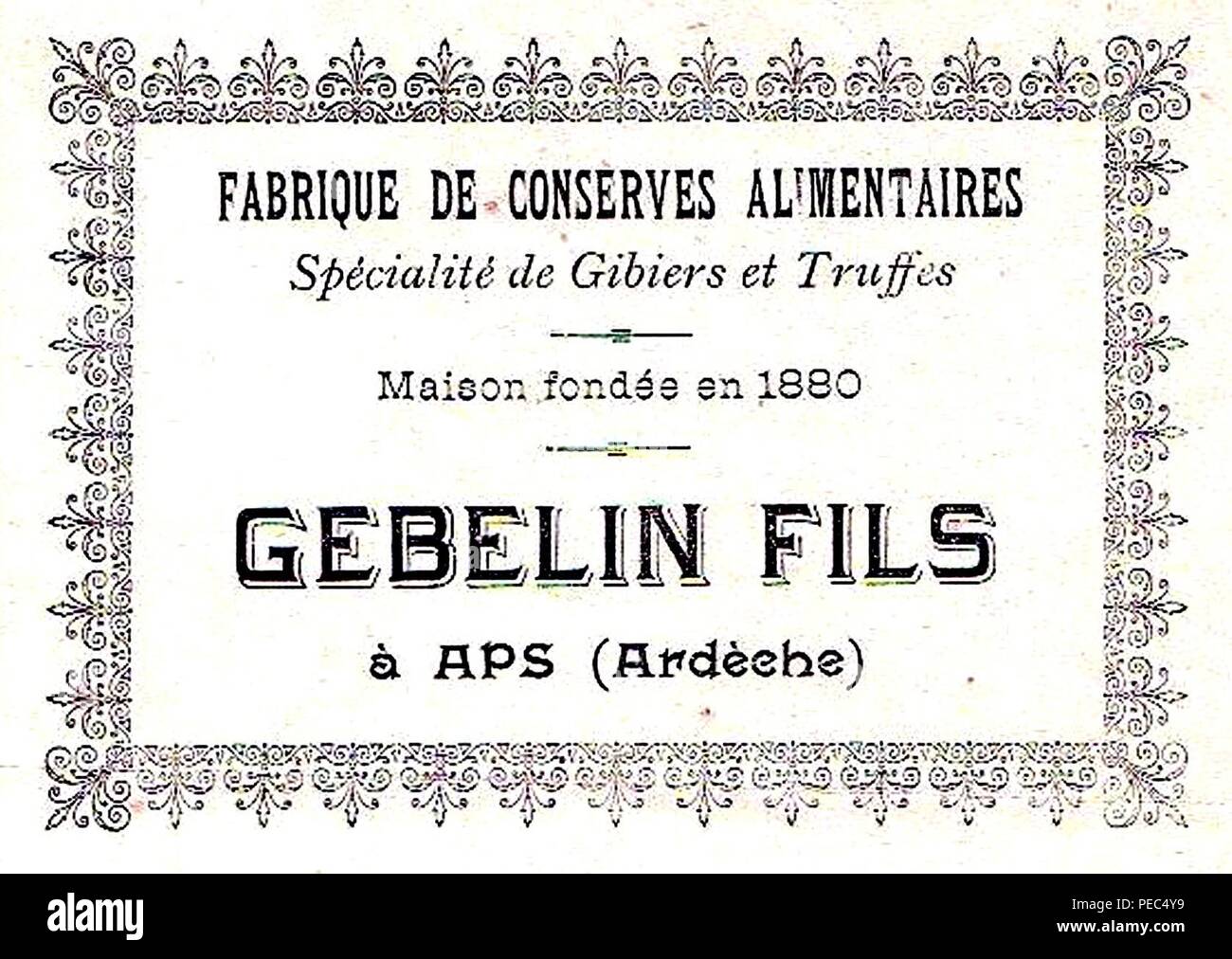 Aps Gibelin Trufficulteur. Stock Photo