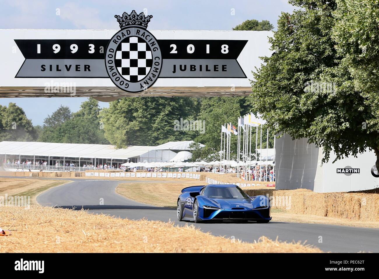 The Supercars take on the Hillclimb at Goodwood Festival of Speed on Day 1  Featuring: NIO EP9 Where: London, United Kingdom When: 12 Jul 2018 Credit: Michael Wright/WENN.com Stock Photo