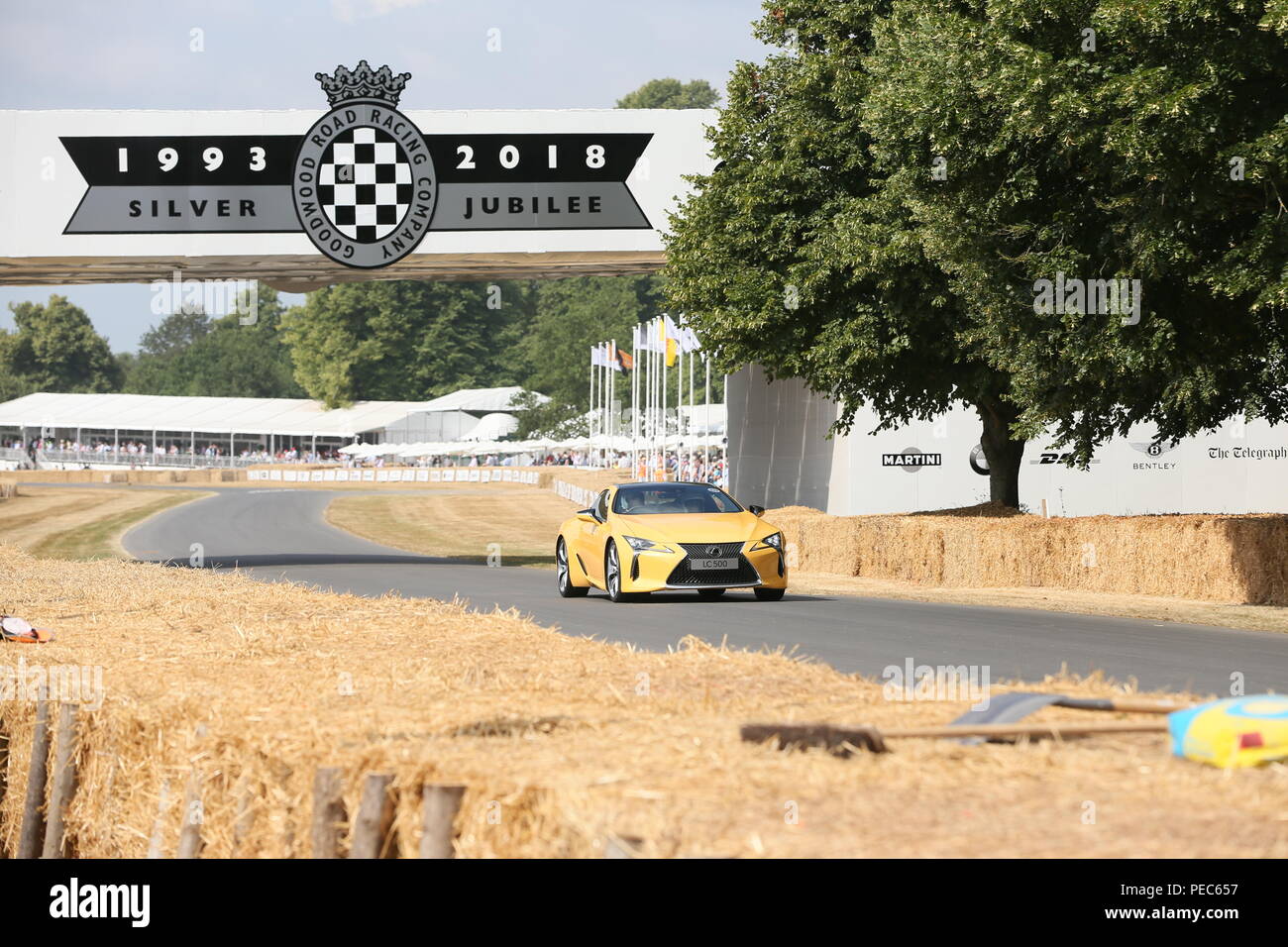 The Supercars take on the Hillclimb at Goodwood Festival of Speed on Day 1  Featuring: Lexus LC 500 Where: London, United Kingdom When: 12 Jul 2018 Credit: Michael Wright/WENN.com Stock Photo