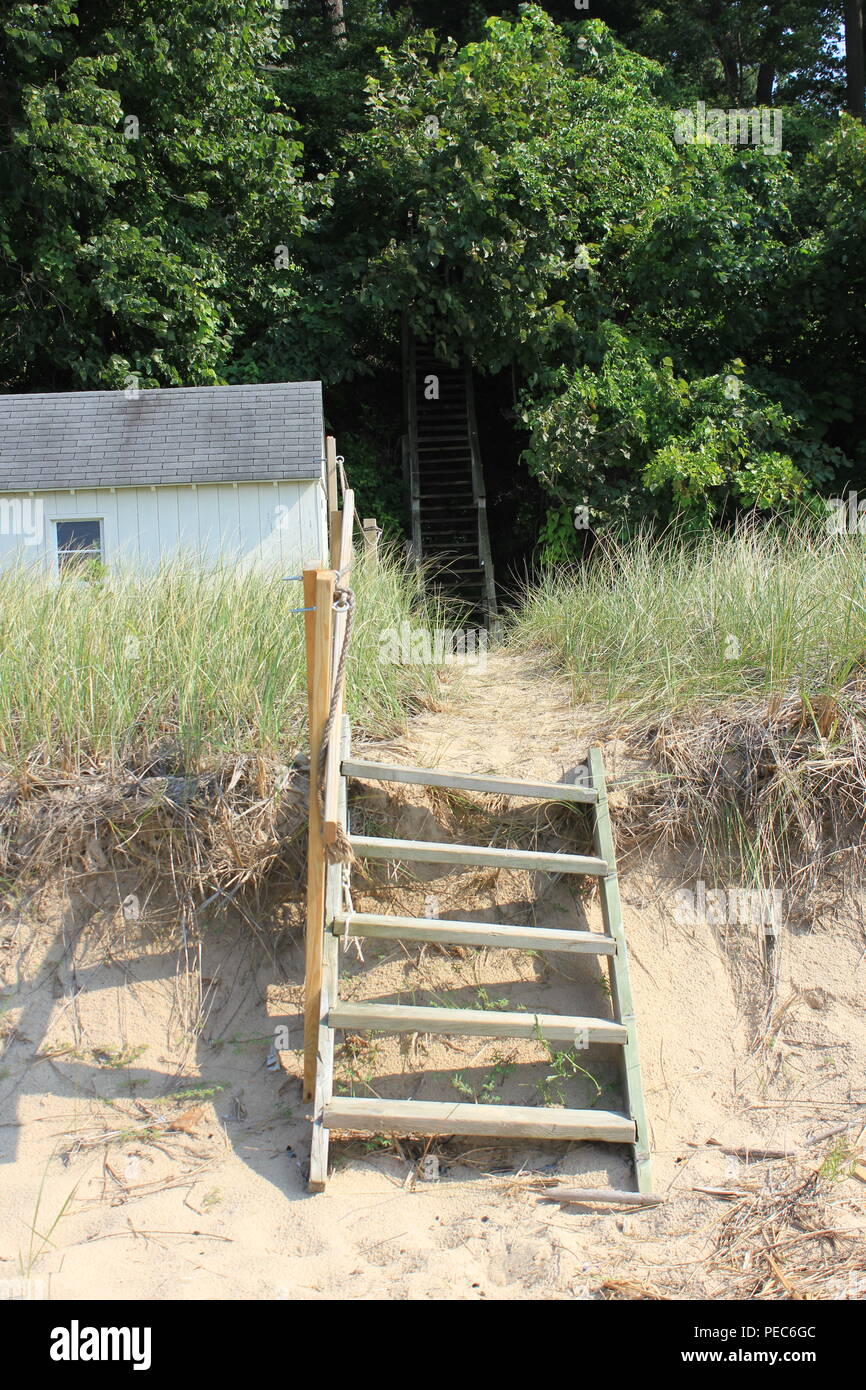 Summer in Union Pier, Michigan Stock Photo Alamy