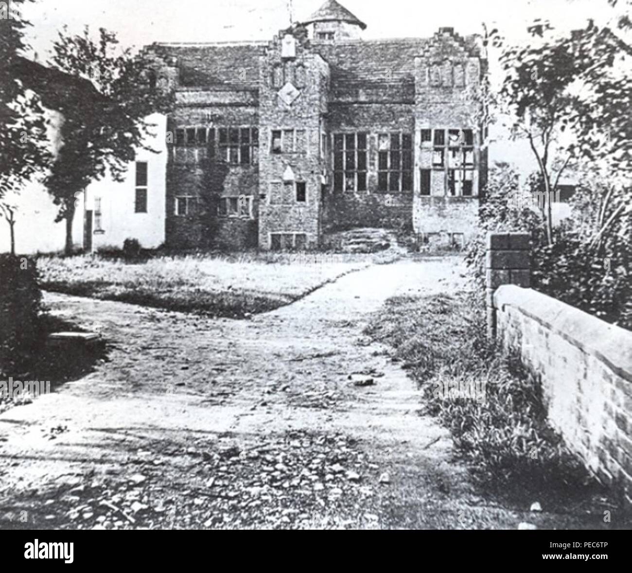 Arden Hall Bredbury 1855. Stock Photo