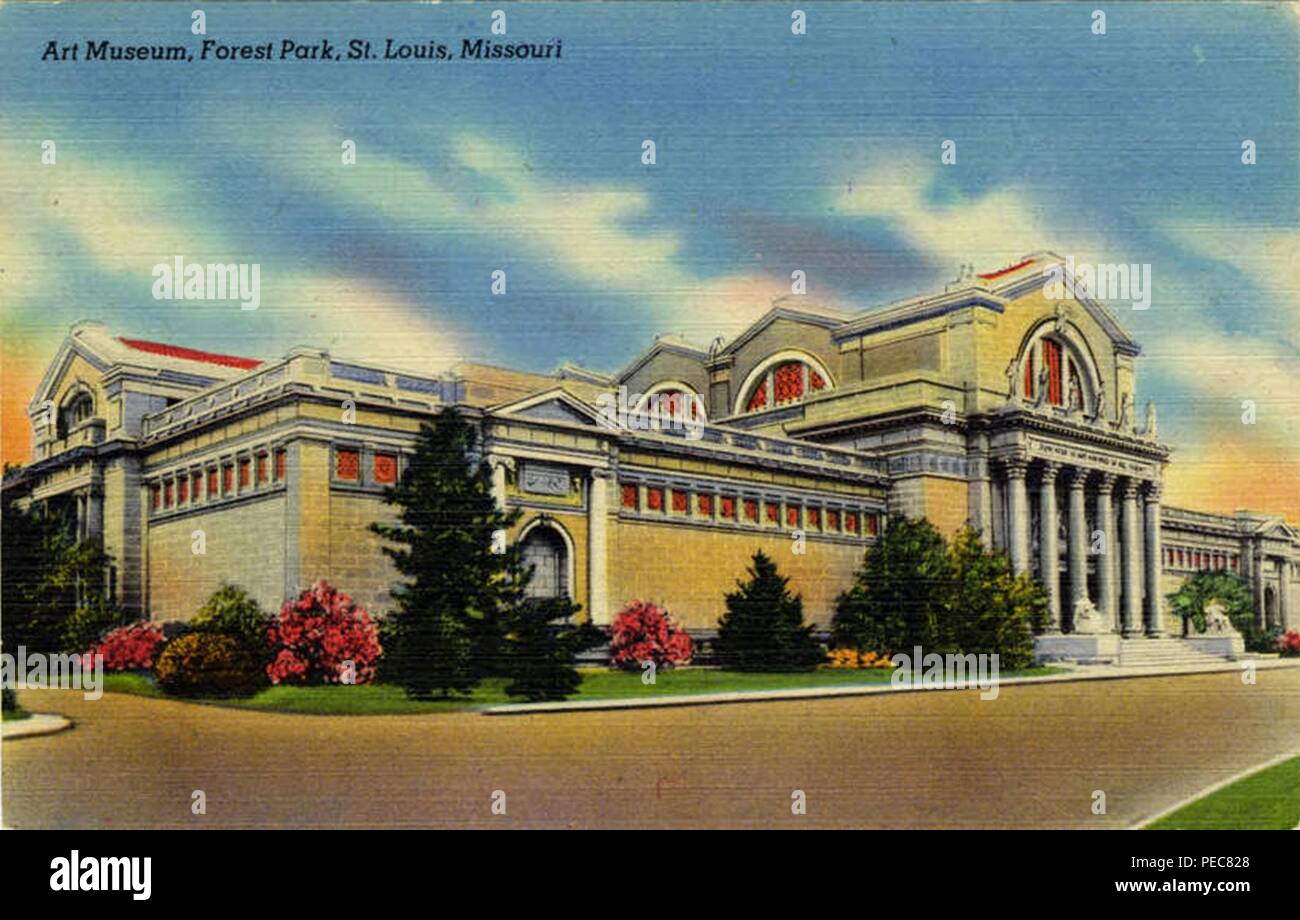 Art Museum, Forest Park Stock Photo Alamy