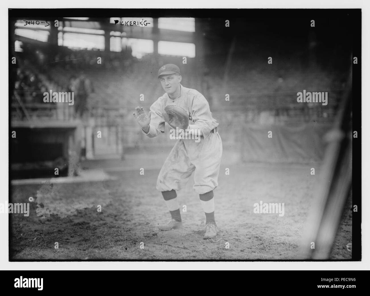 Arthur Pickering, semi-pro catcher from Paterson, NJ, New York AL (baseball) Stock Photo