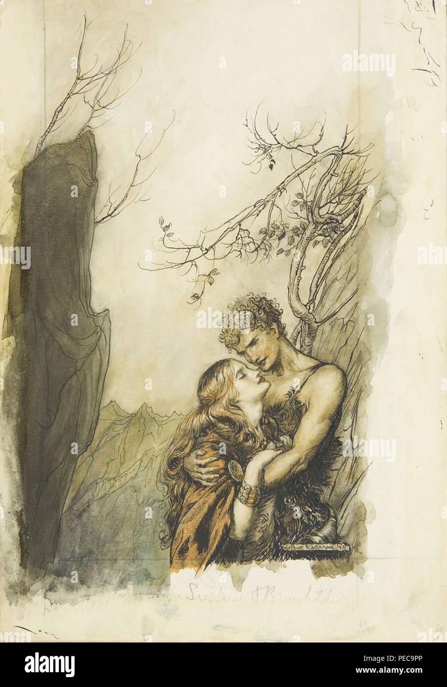 Arthur Rackham Lovers Stock Photo - Alamy