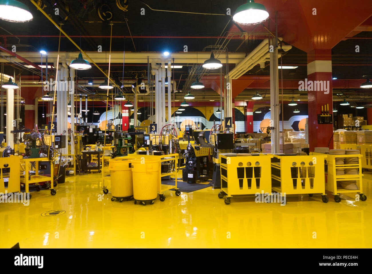 The record production facility at Third Man Pressing in Detroit, Michigan, USA Stock Photo