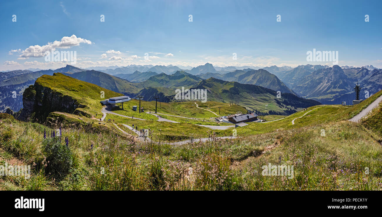 Alps Austria Landscape Stock Photo