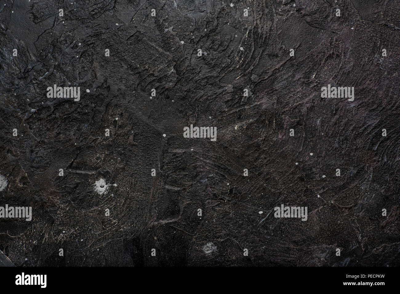 Dark concrete background. Black texture. Stone. Abstract Stock Photo