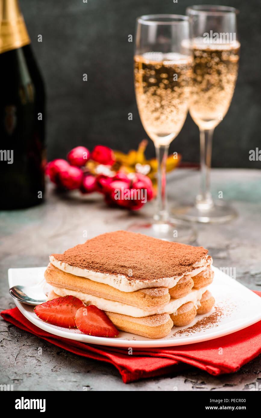 Concept tasty dessert tiramisu hi-res stock photography and images - Alamy