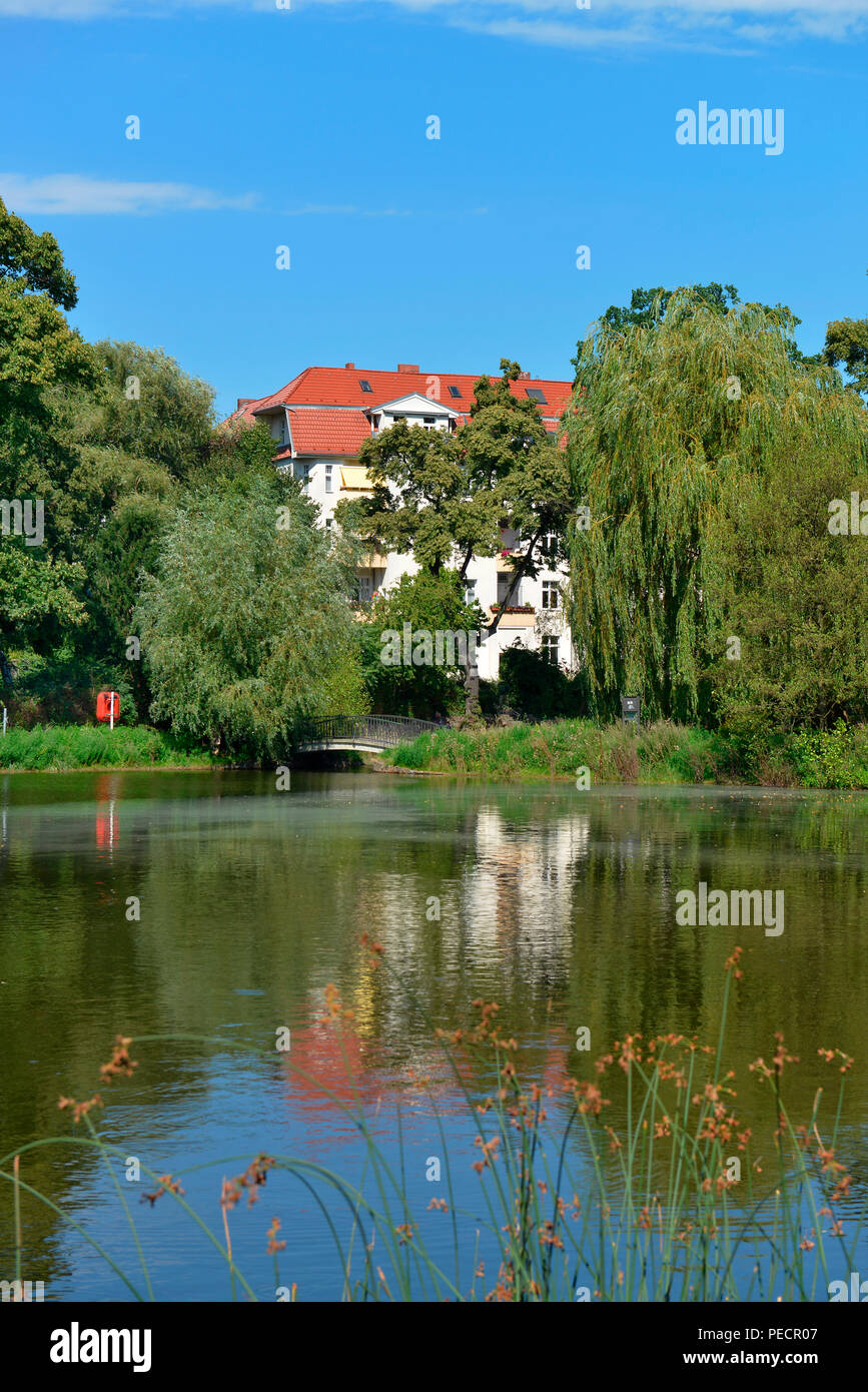 Klarensee, Alter Park, Alt-Tempelhof, Tempelhof, Berlin, Deutschland Stock Photo