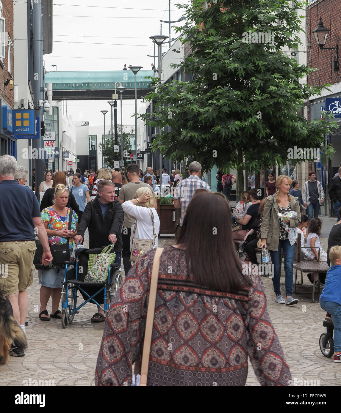 Street, Altrincham town centre, Trafford, Greater Manchester