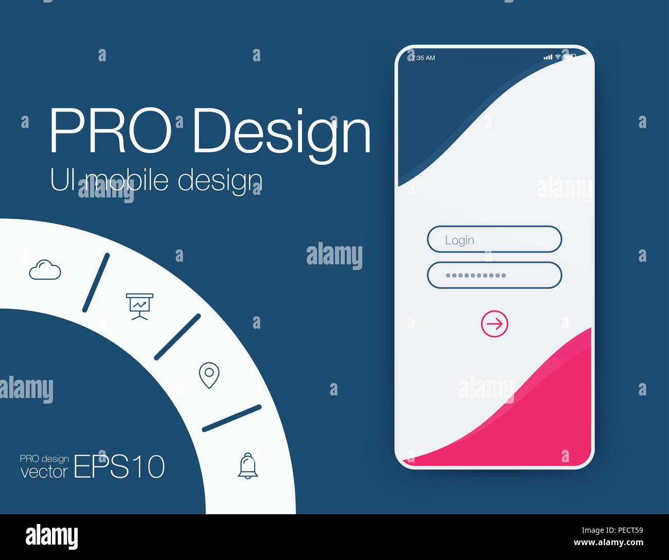 Vector Illustration of screens and web concept Stock Vector Image & Art ...