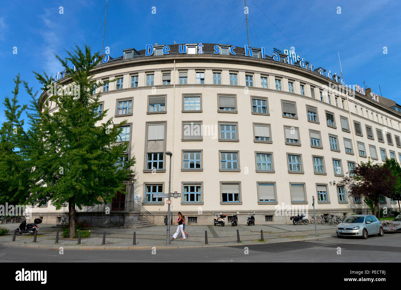 RIAS-Haus, Hans-Rosenthal-Platz, Schoeneberg, Tempelhof-Schoeneberg, Berlin, Deutschland Stock Photo