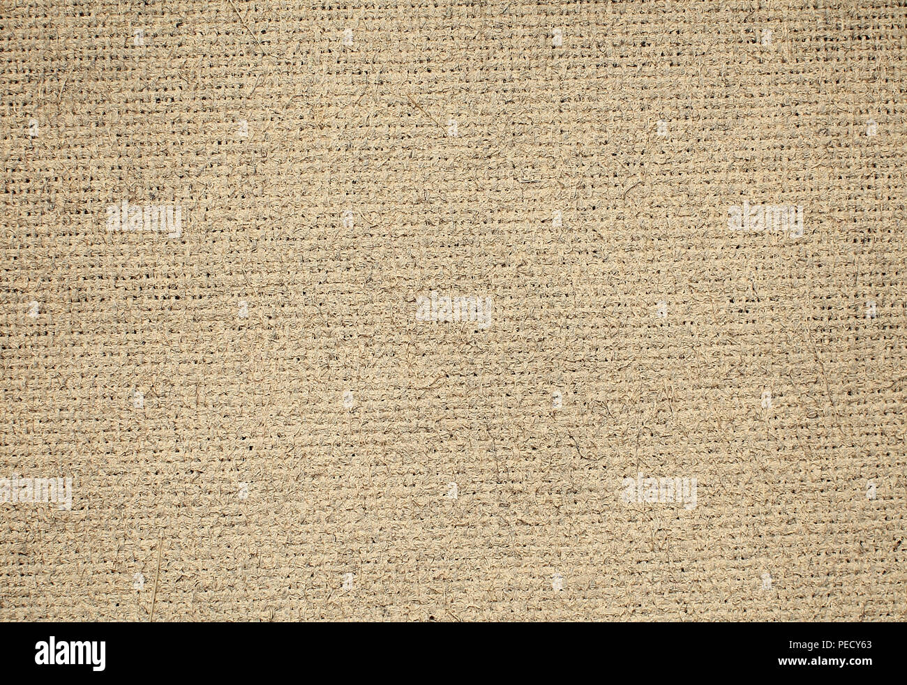 Natural linen material textile canvas texture background Stock Photo