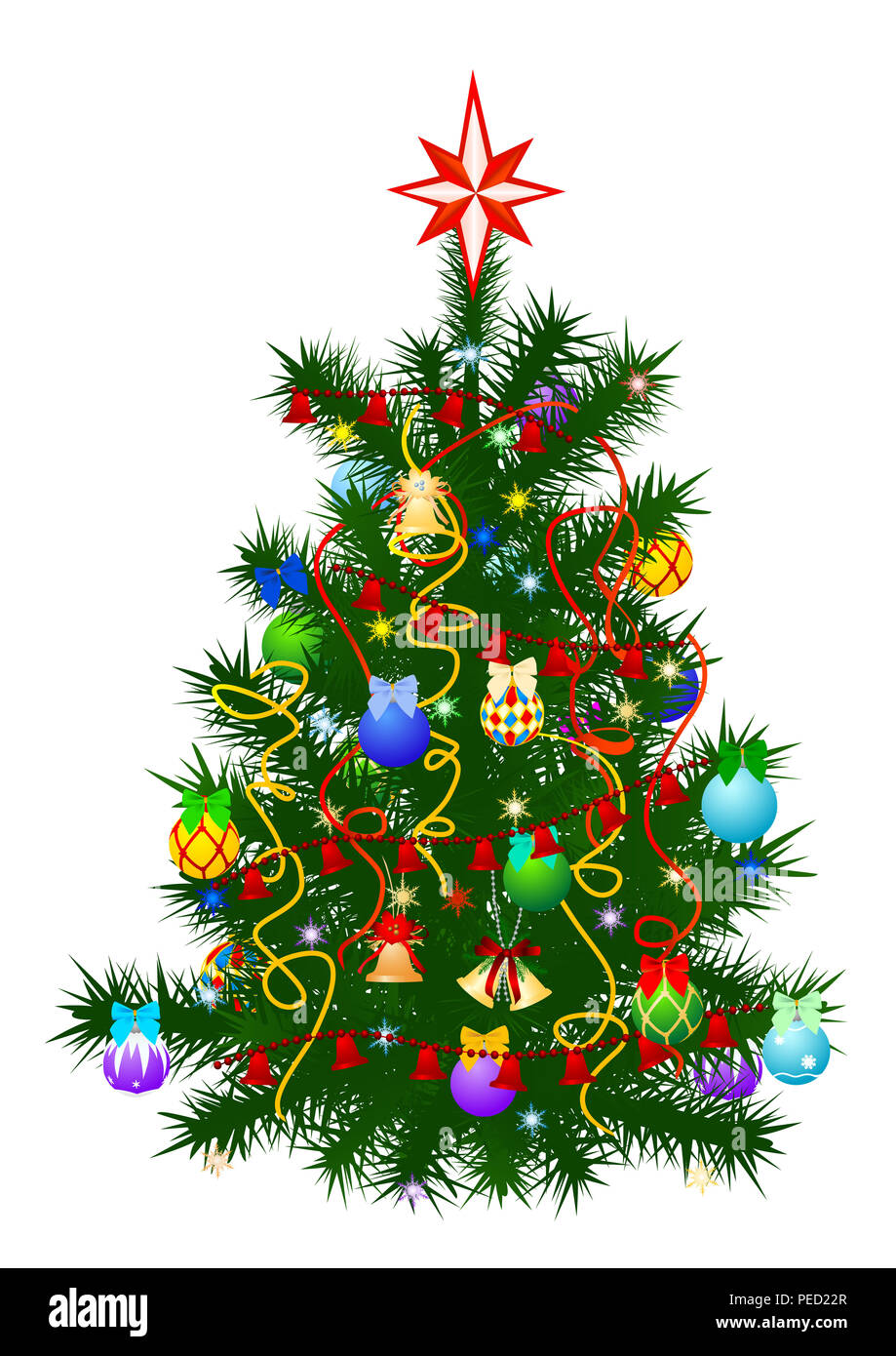 The national christmas tree lighting Cut Out Stock Images & Pictures