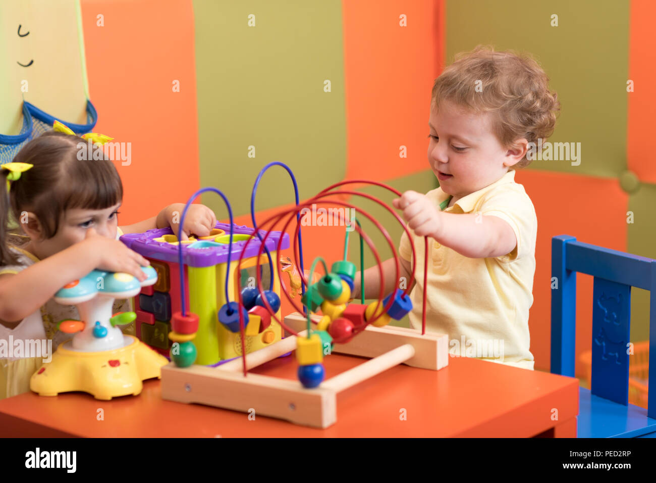 Children play in nursery Stock Photo Alamy