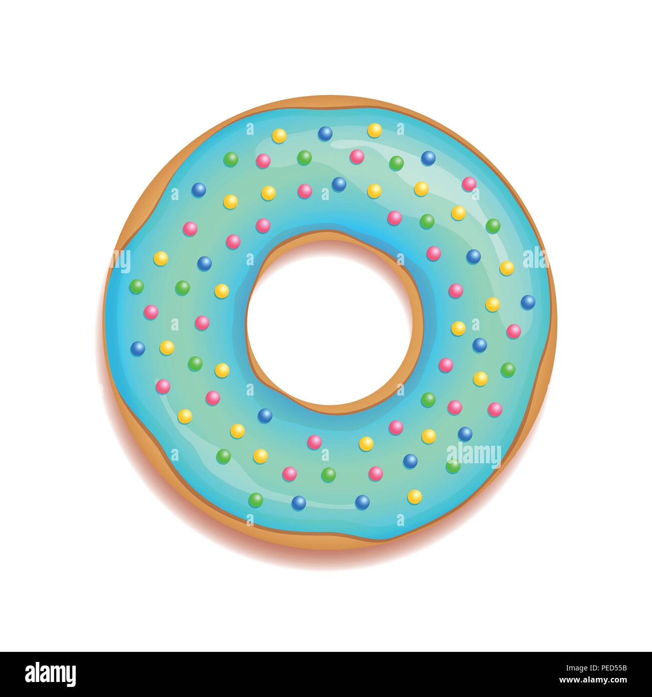 Blue sprinkles on blue Stock Vector Images - Alamy