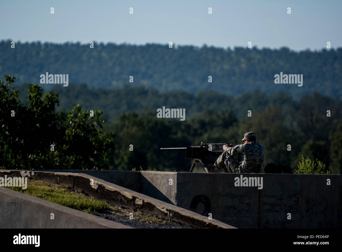 An Army Reserve Soldier from the 346th Engineer Company (Route