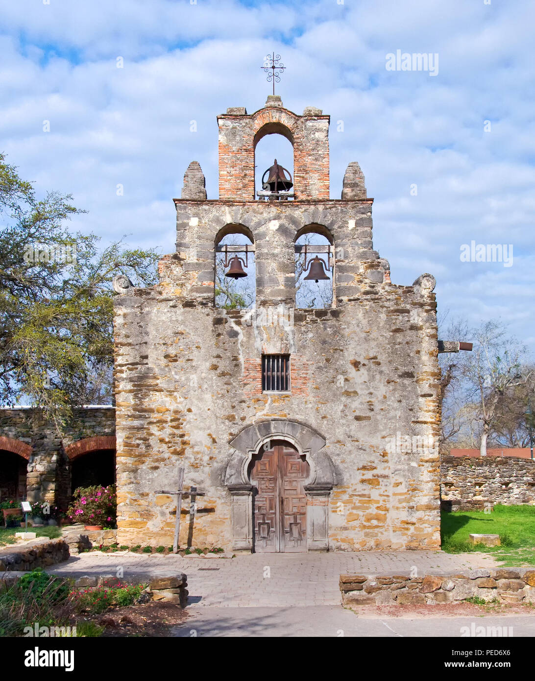 Mission Espada San Antonio Missions National Park Stock Photo - Alamy