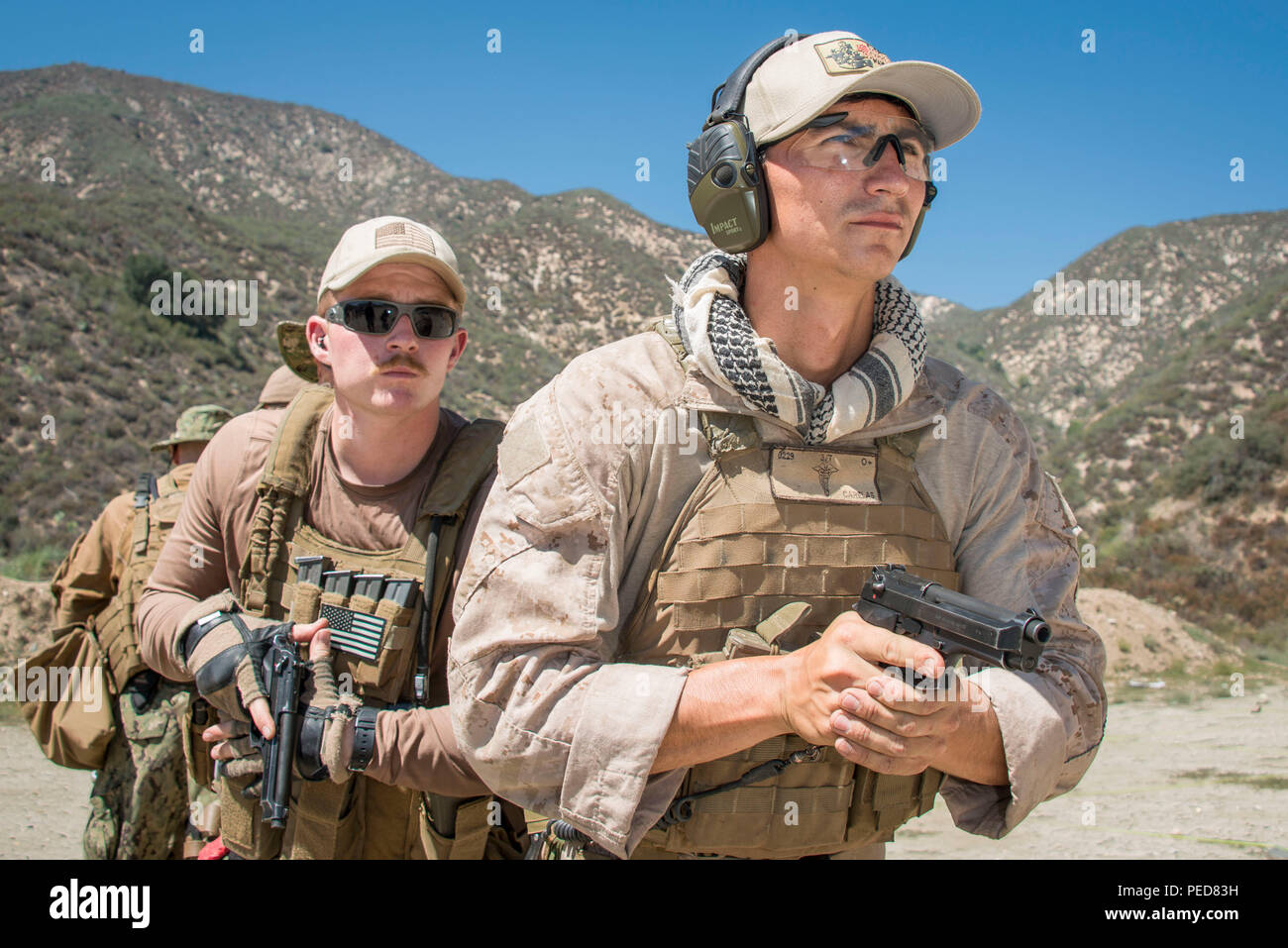 Hospital Corpsman 2nd Class James Carelas, assigned to Naval 