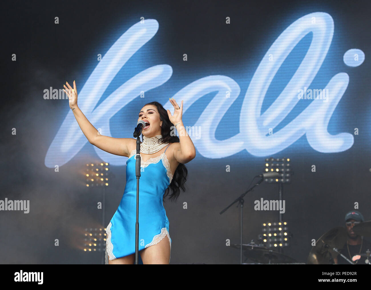 Lovebox Music Festival 2018 - Day 2 - Performances Featuring: kali uchis  Where: London, United Kingdom When: 14 Jul 2018 Credit: WENN.com Stock  Photo - Alamy