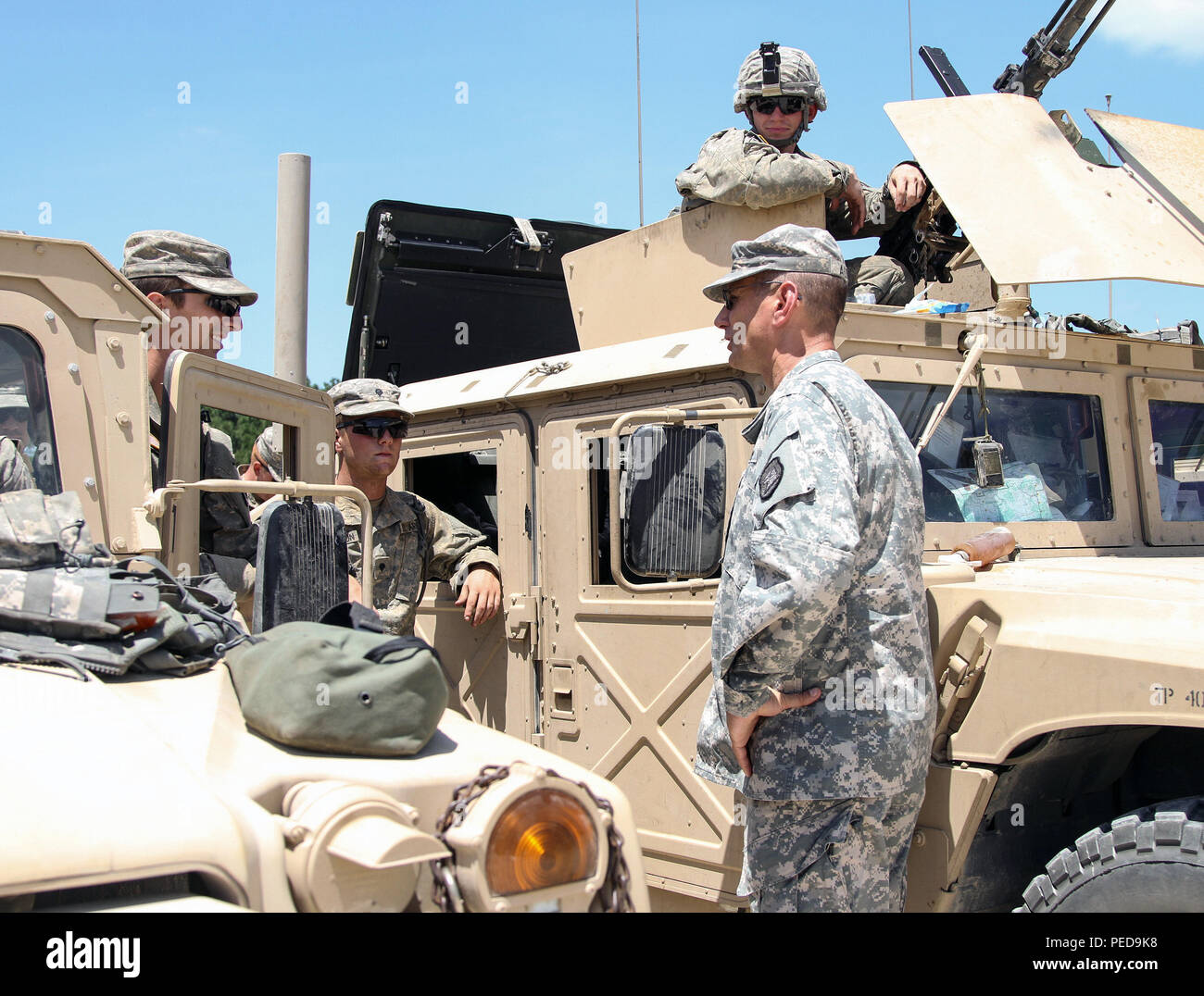 Iowa Army National Guard Brig. Gen. Steve Altman, deputy commanding