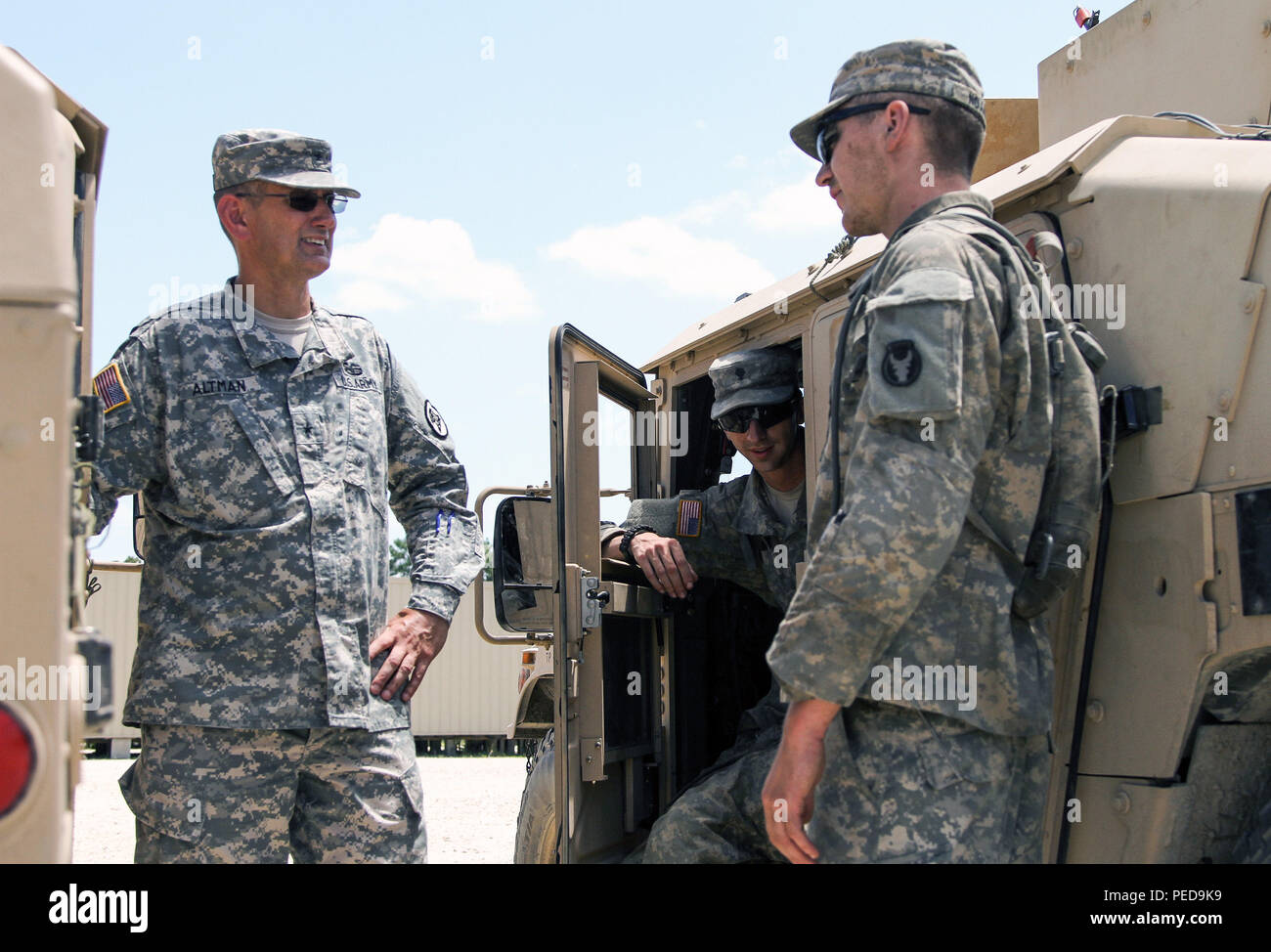 Iowa Army National Guard Brig. Gen. Steve Altman, deputy commanding