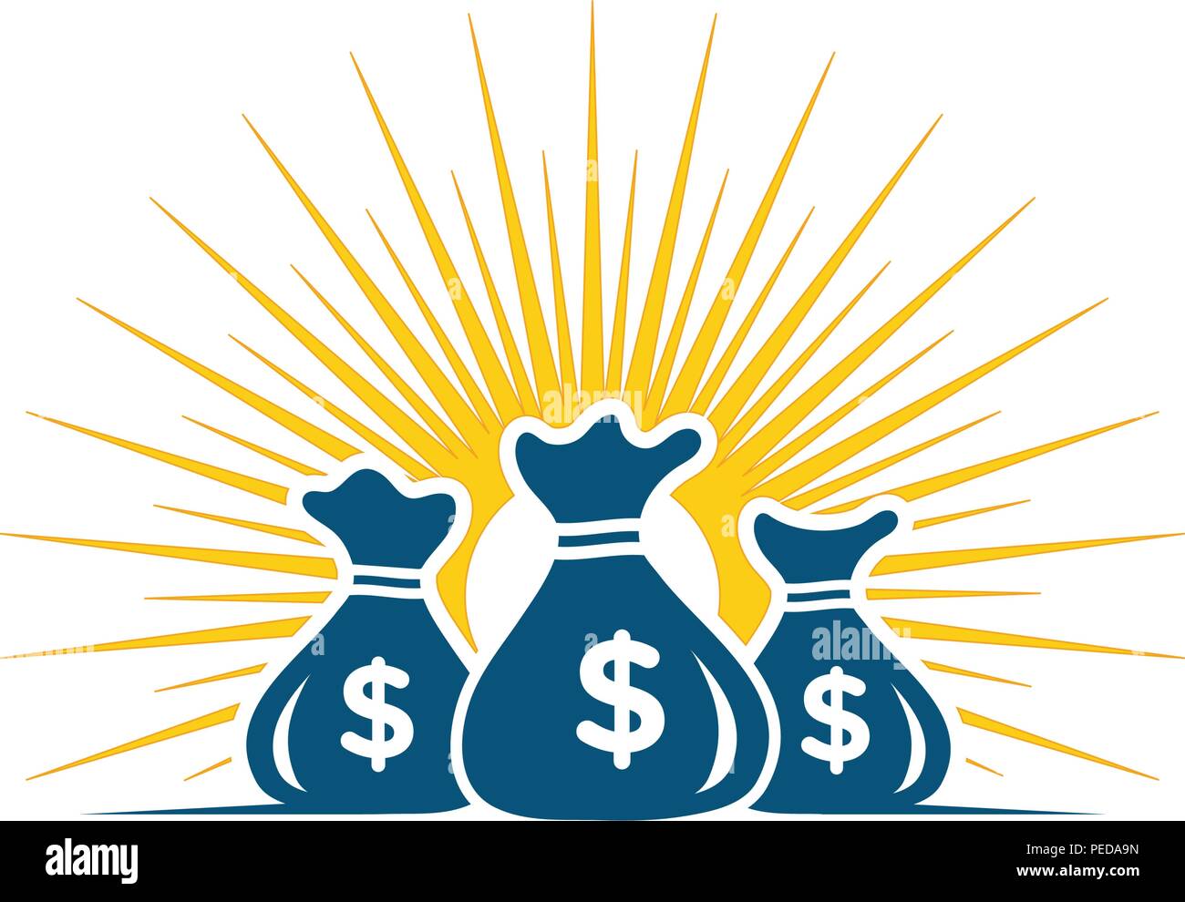 Money Bag icon Template vector illustration design Stock Vector Image ...