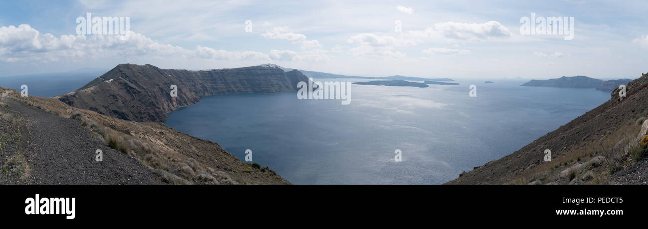 Panorama of uninhabited desert Islands Stock Photo