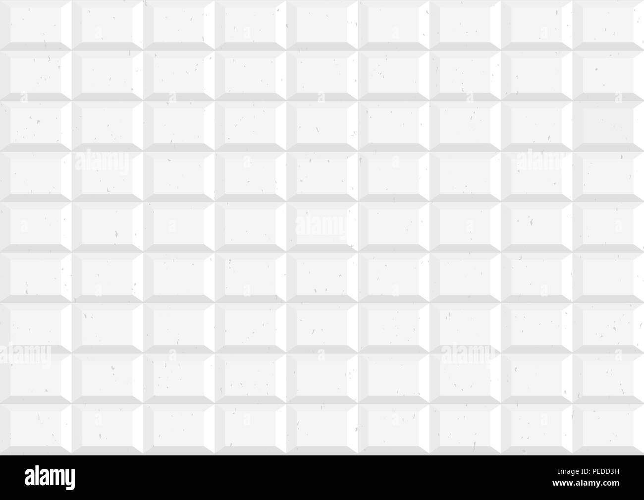 Square geometric abstract texture background, white and gray color. Vector illustration 3d paper art style, seamless, used for website layout. Stock Vector