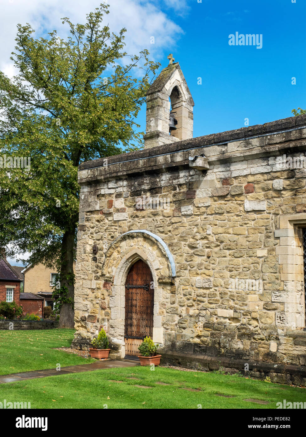 St Mary Magdalenes Chapel or The Leper Chapel Ripon Yorkshire England Stock Photo