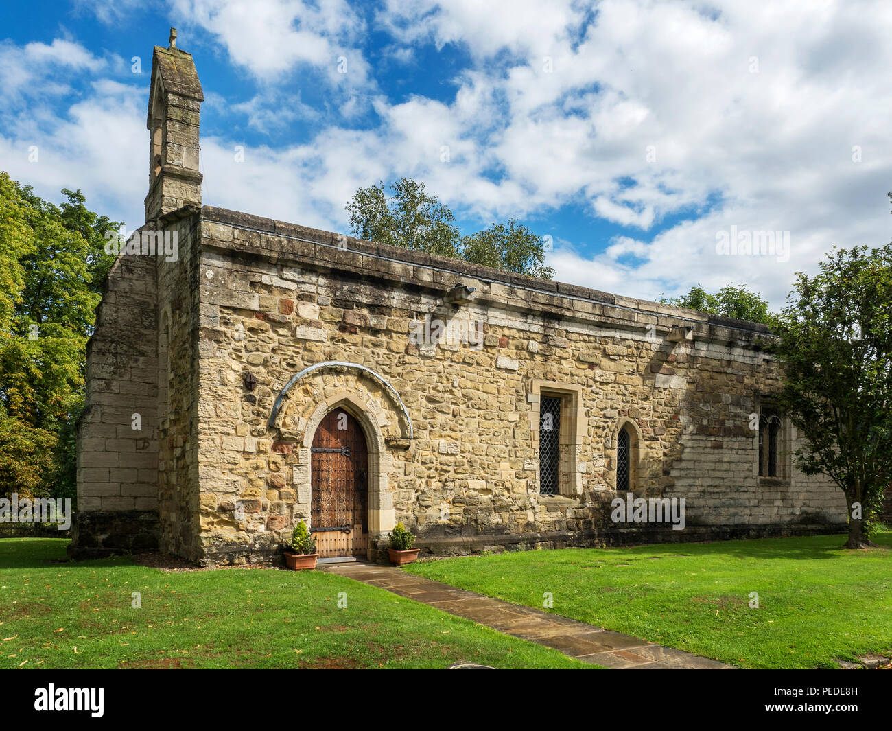 St Mary Magdalenes Chapel or The Leper Chapel Ripon Yorkshire England Stock Photo