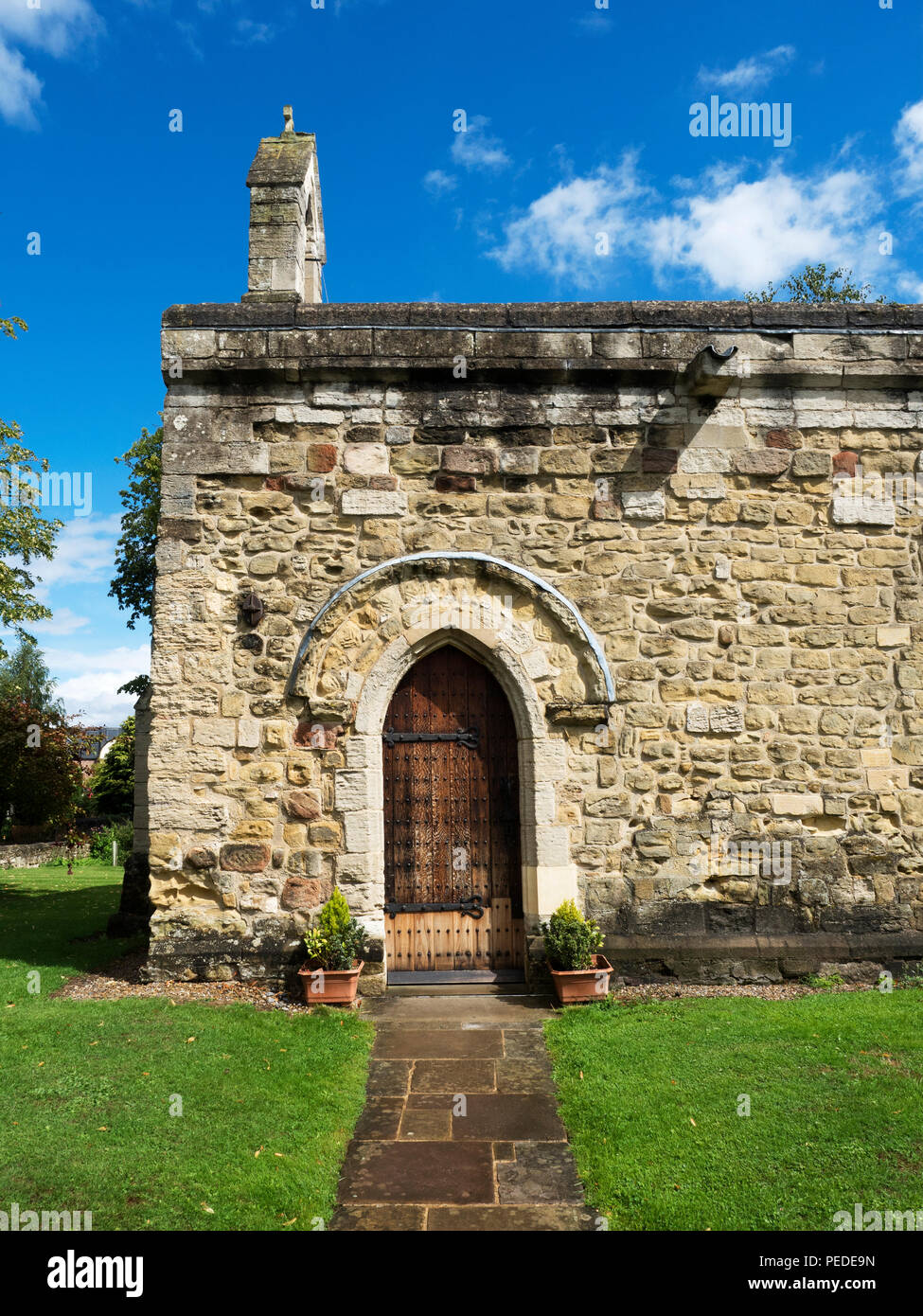 St Mary Magdalenes Chapel or The Leper Chapel Ripon Yorkshire England Stock Photo