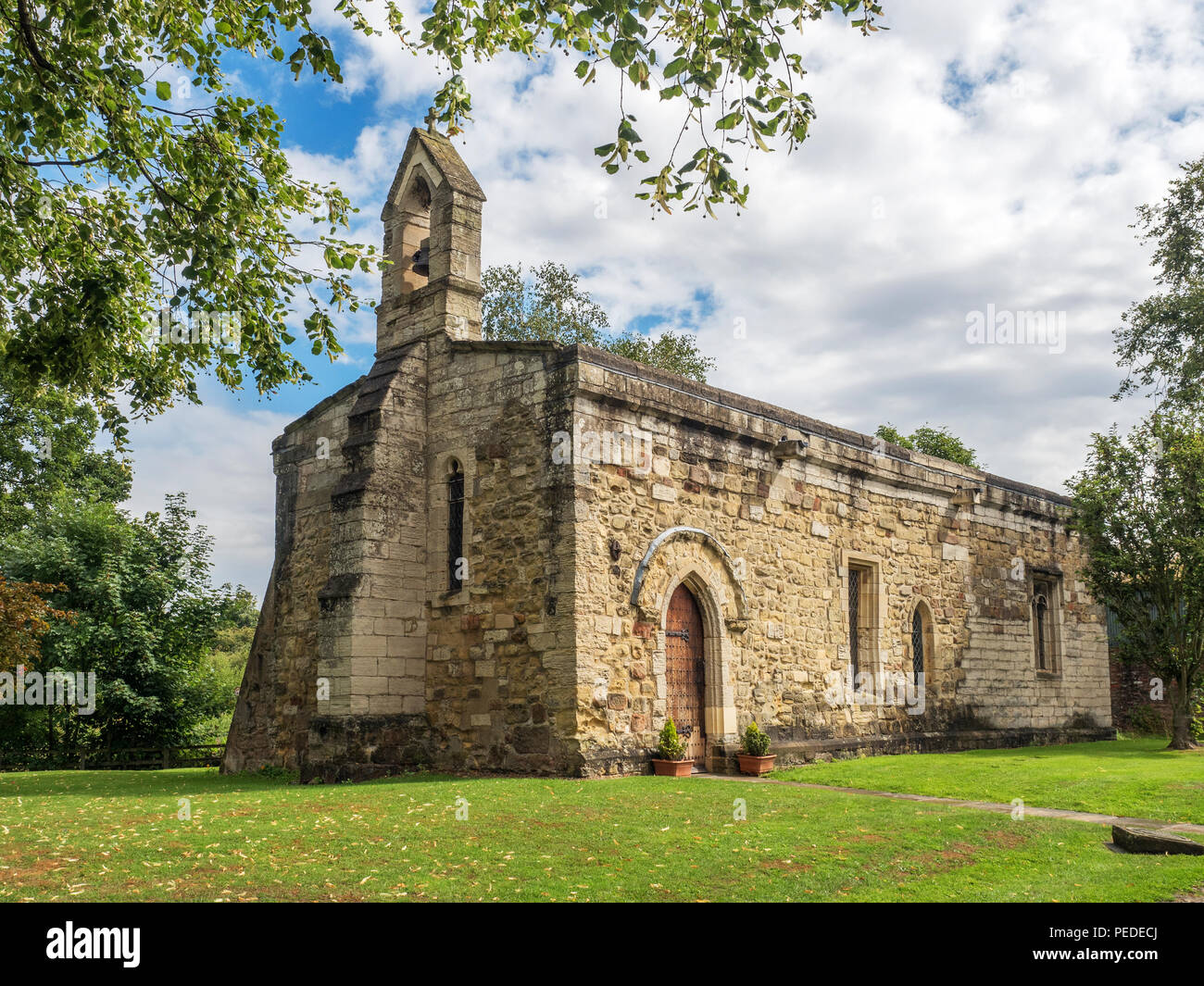 St Mary Magdalenes Chapel or The Leper Chapel Ripon Yorkshire England Stock Photo