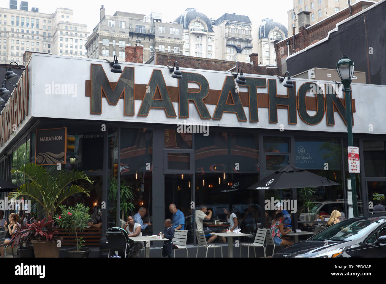 Marathon Grill restaurant in Philadelphia, USA Stock Photo - Alamy