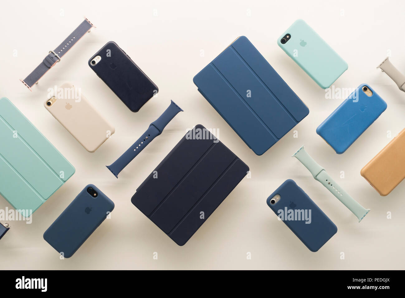 Apple store Williamsburg Brooklyn NYC Stock Photo
