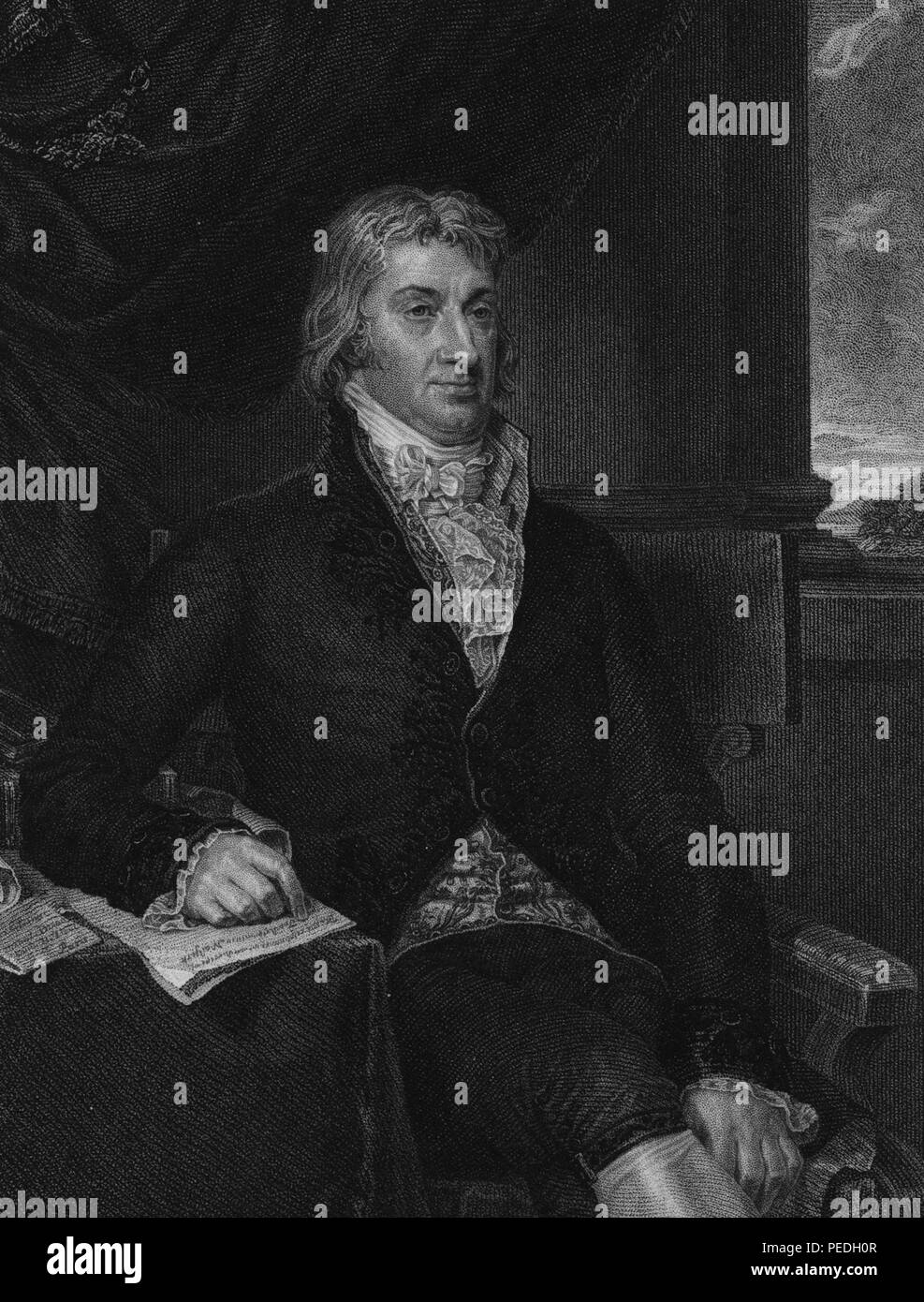 Vintage portrait of robert r livingston hires stock photography and