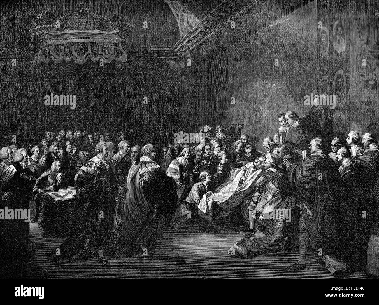 Death of the earl of chatham hires stock photography and images Alamy