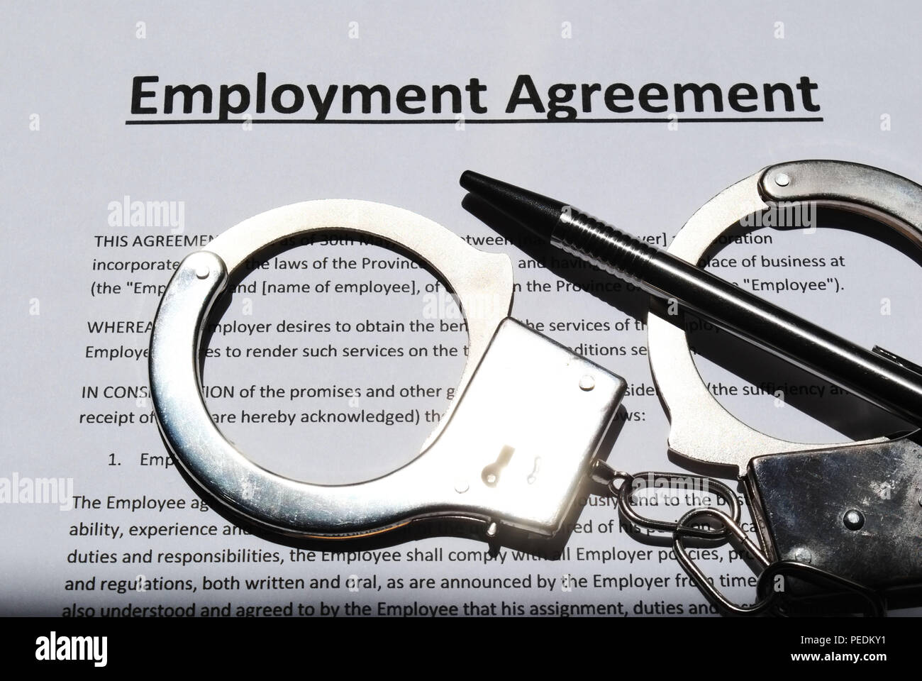 Employment obligation hi-res stock photography and images - Alamy