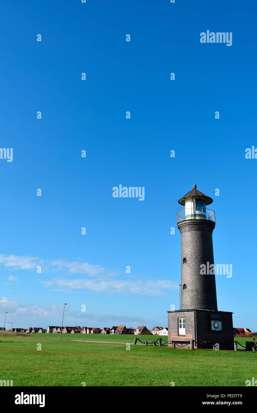 Memmert Beacon, Juist, National Park Wadden Sea, Lower Saxony, East Frisian Island, Germany Stock Photo