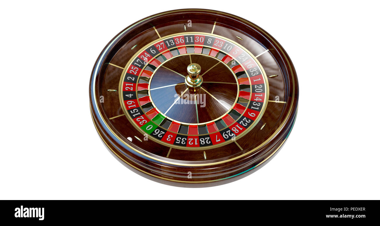 Casino roulette wheel Stock Photo Alamy