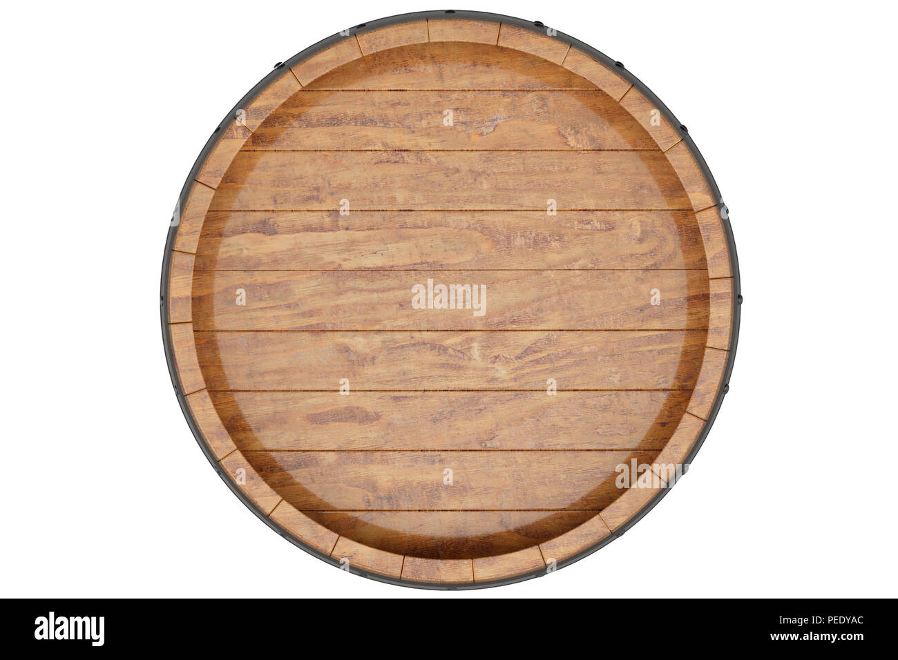 Barrel top view of isolation hi-res stock photography and images - Alamy