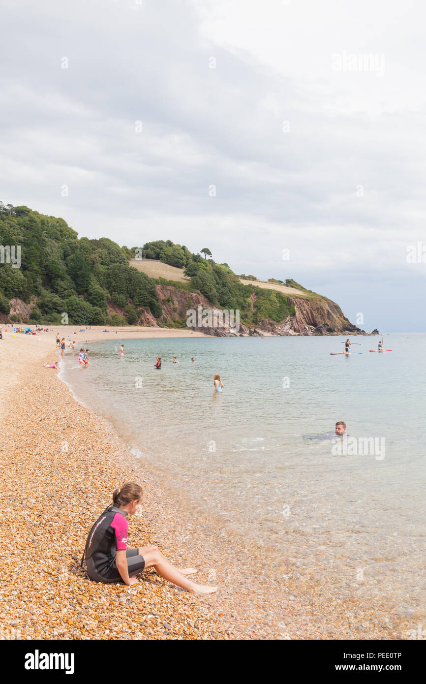 Blackpool Sands, Blackpool, Dartmouth,Devon, England, United Kingdom
