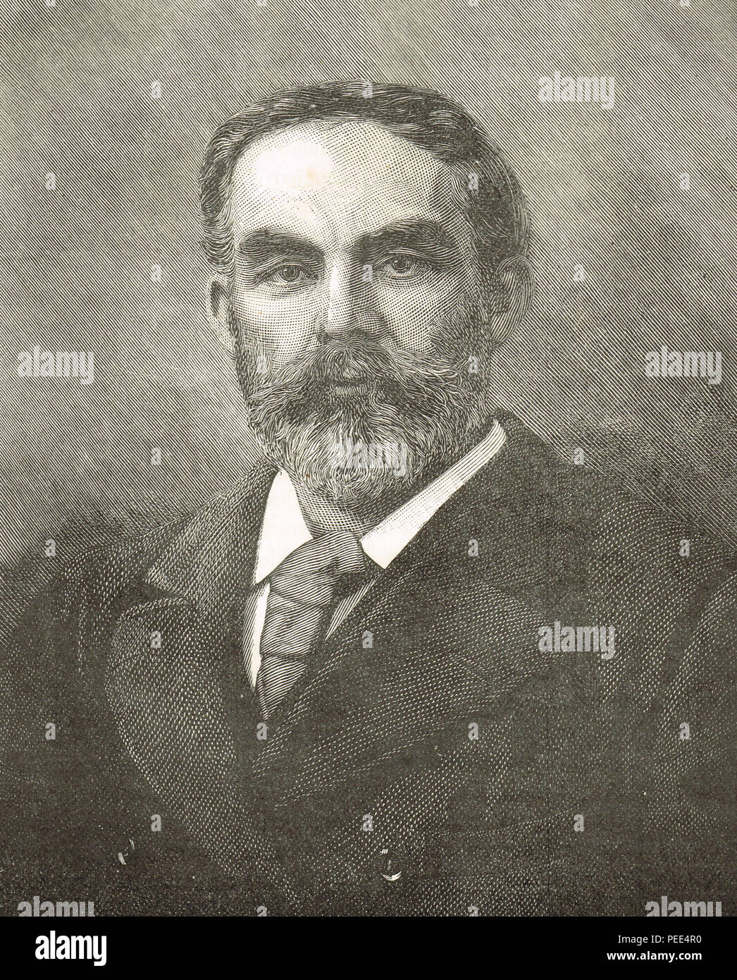 John Elliot Burns, MP, circa 1890's Stock Photo